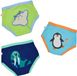 Zoocchini set van 3 oefenbroekjes - 100% Coton biologique - Sea Crew - Garçons - 3-4 ans