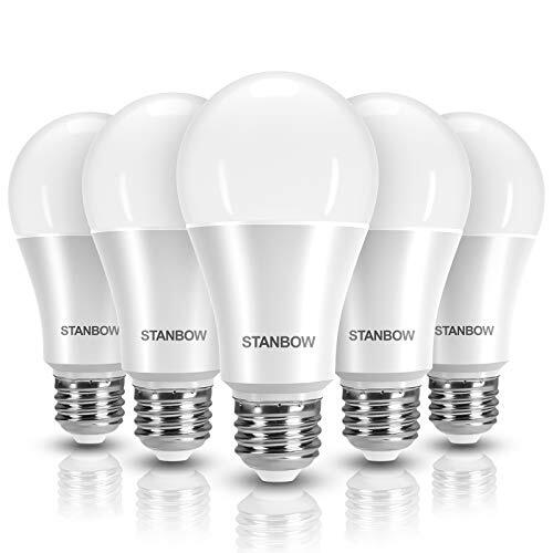 STANBOW E27 Led-Lamp, 5w-Gloeilamp Vervangt 40w-Gloeilamp, G45-Lamp, 400 Lumen 3000 Kelvin Warmwitte Lamp, 180° Stralingshoek, Verpakking Van 5