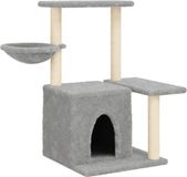 vidaXL Kattenmeubel met sisal krabpalen 83 cm lichtgrijs