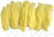 Creativ Company Kalkoenveren 11-17 cm geel 18 stuks