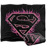 SUPERMAN LOGO Silky Touch Super Zachte Sprei Deken 152 x 127 cm