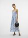 VERO MODA VMTINE TIRA BANDEAU 7/8 DRESS WVN GA Maxi jurk Dames L Cloud Dancer