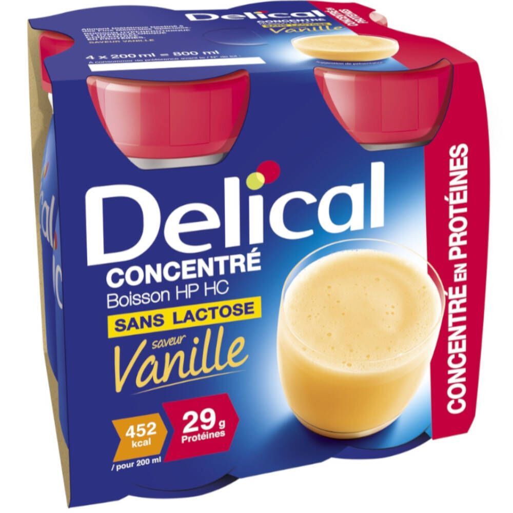 BS Nutrition Delical Concentré Vanille 4 x 200 ml