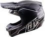 Troy Lee Designs SE5 Polycarbonate MIPS Stand Motocrosshelm Zwart Maat S