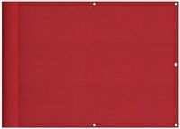 vidaXL Balkonscherm Rood 75x800 cm 100% Polyester Oxford