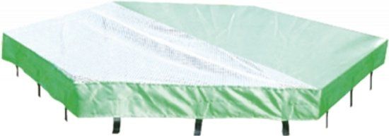 FLAMINGO Schaduwnet Hexagon - Groen - 6 x 60 x 60