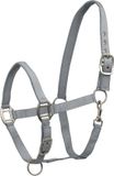 Waldhausen Halster Satijn - Bijna Uitverkocht! | Pony | Chrome Grey | Polyester