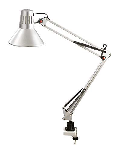 Alco-Albert 9037-28 Werkplek Bureaulamp - Zilver - 38 cm - 2022 Model