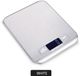 NCD E-Commerce Handel GmbH Balance de cuisine, balance électronique de haute précision en acier inoxydable, blanc