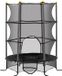 TRUUSK Trampoline enfant Ø163 cm noir