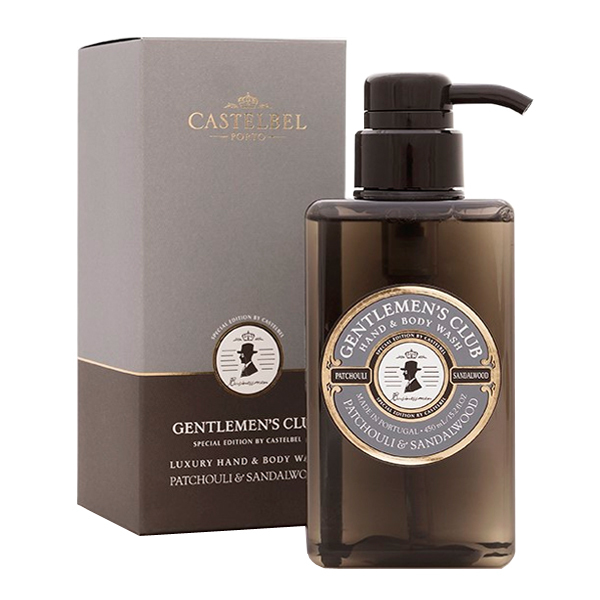 Castelbel Gentlemen's Club Patchouli  Sandalwood hand  body wash 450 ml