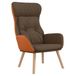 VidaXL Accent Chair Fabric Brown