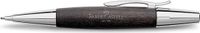 Faber-Castell E-motion vulpotlood - Chroom Zwart Perenhout - 1.4 mm