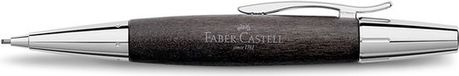 Faber-Castell E-motion vulpotlood - Chroom Zwart Perenhout - 1.4 mm