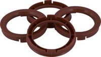 TPI Set Centreerringen - 72.5->63.4mm - Bruin