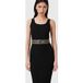 AllSaints Ceinture Ananta cloutée Vert olive Taille : S