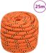 vidaXL Boottouw 20 mm 25 m polypropyleen oranje