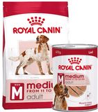 Royal Canin Medium Adult - 10 kg + Royal Canin Medium Adult Wet - 12 x 410 g