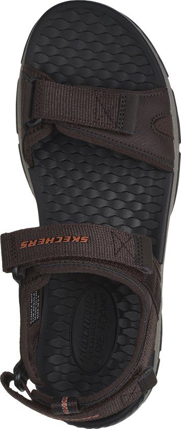 Skechers Tresmen - Ryer - Heren Sandalen - Bruin - Maat 42