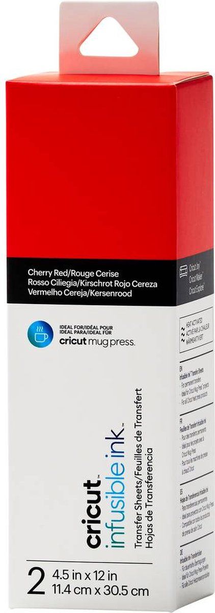CRICUT Joy Infusible Ink Transfervel Rood - Rood - Kunststof - 0093573562389