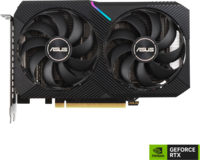 ASUS DUAL-RTX3060-O8G - Videokaart - Zwart