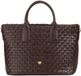 DuDu Jaqueline Shopper Sac Cuir 28 cm - 8 L - marron café