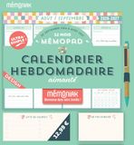 Mémopad calendrier hebdomadaire aimanté