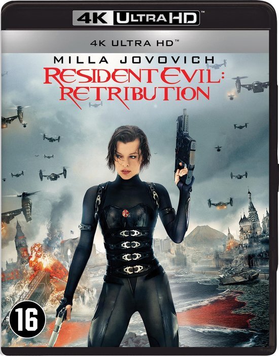 - RESIDENT EVIL: RETRIBUTION (UHD) blu-ray (4K)