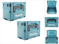 Makita Makpac maat 3 systeemkoffer in set van 2