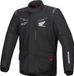 Alpinestars Honda ST-1 waterdichte motorfiets textieljas Zwart Maat L