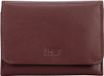 JOST Leren portemonnee Arva Slg Wallet Wine wijnrood