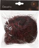 Decoris Kaemingk Lametta PVC L5B15H15 cm Ossenbloed Kerst Decoris