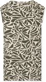 SCHIESSER Nachthemd ' Selected Premium ' beige / olijfgroen