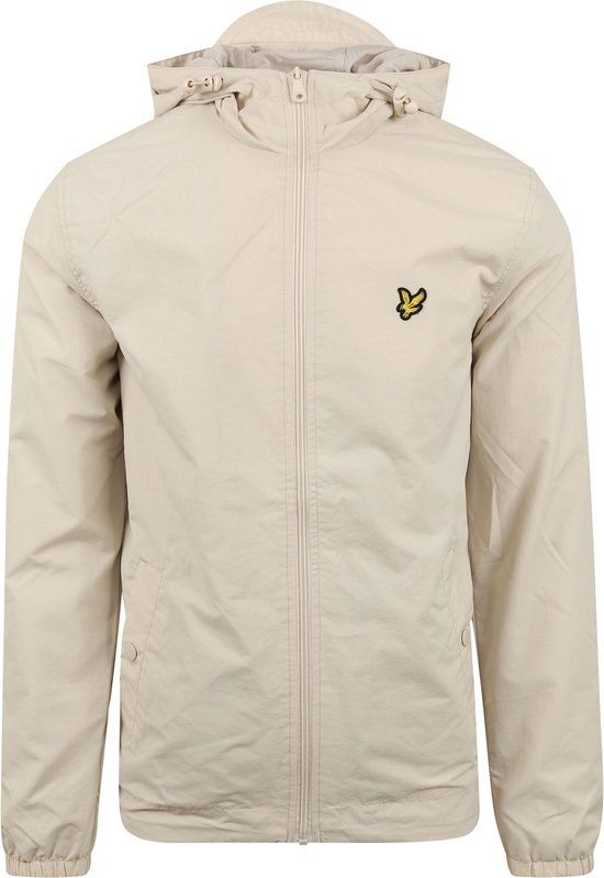 Lyle &amp; Scott Lyle & Scott Zip Jas Beige - Maat XS - Heren - Tussenjas