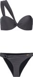 Protest Prtblum Bandeau Bikini Set Dames Anthra Effen