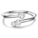 Glanzstücke München Ring Zilver 999 zilver Zirkonia Wit Maat 58