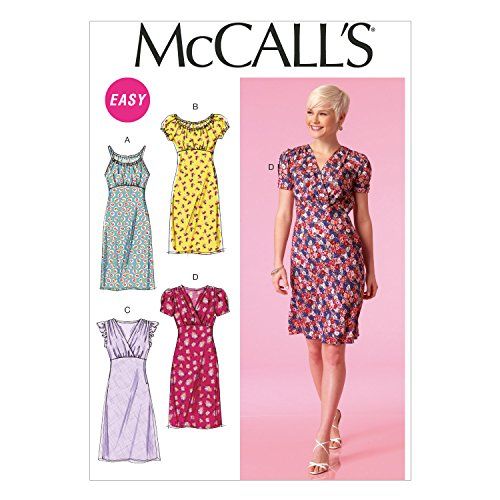 McCall Pattern Company Knipperpatroon - Chiffon - Meerkleurig - Maat F5 (16-18-20-22-24)