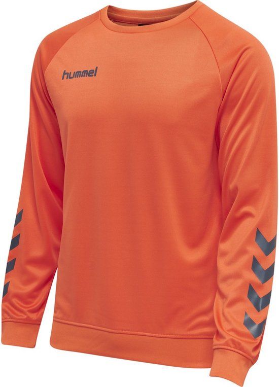 Hummel Promo Poly Sweatshirt - Unisex - oranje - Maat M