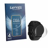 Savvies Screenprotector voor Garmin Venu 3S - Folie Beschermfolie transparant volledig dekking 4 Stuks