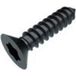 Vis à tôle tête fraisée Torx T20 4.2x13 Acier zingué noir - 10 pièces
