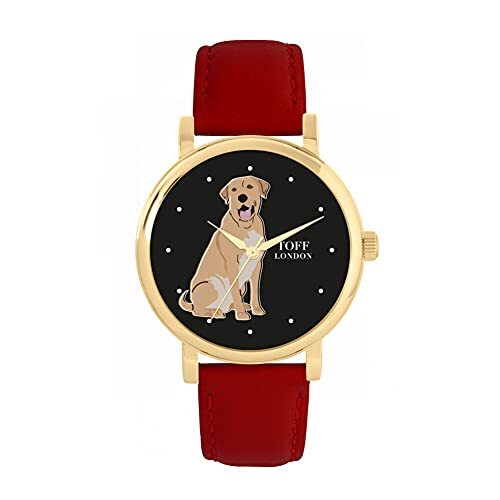 Toff London Beige Labrador Retriever Hondenhorloge