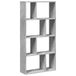 vidaXL Boekenkast betongrijs 60x20x120,5 cm bewerkt hout