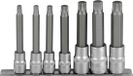 JBM Tools Jeu de douilles 12 pans 1/2 3/8 jeu d'embouts Acier au chrome-vanadium Argent