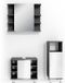 Vicco Meuble de salle de bain Fynn, Anthracite, 3 pièces
