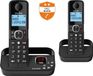 Alcatel Draadloos vast telefoonapparaat F860 Voice Duo, zwart