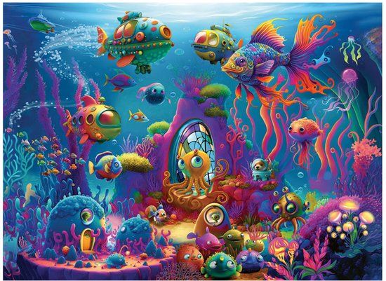 Ravensburger Alien Ocean legpuzzel 150 XXL stukjes