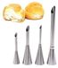 Set de 4 douilles à pâte feuilletée pour la pâtisserie