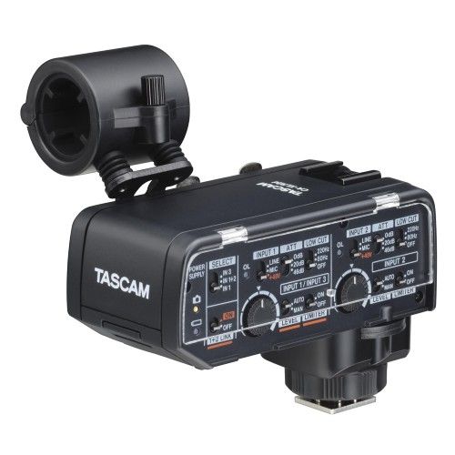 Tascam CA-XLR2d-F XLR Microfoon Adapter voor Fujifilm