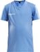 Craft Squad Jersey Solid SS Shirt Junior Blauw/Wit Maat 158
