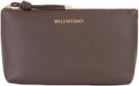 Valentino Saphira Soft Cosmetic Case Moro donkerbruin